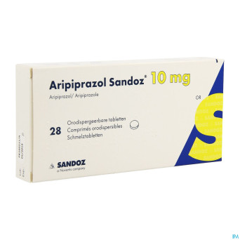 Aripiprazol sandoz 10 mg comp orodisp. 28 x 10 mg