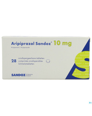Aripiprazol sandoz 10 mg comp orodisp. 28 x 10 mg