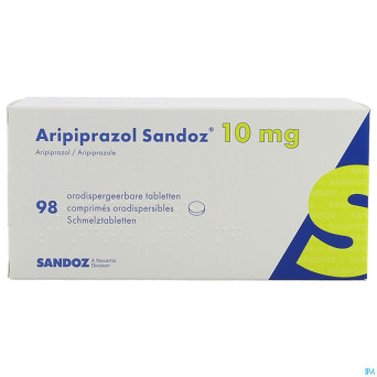 Aripiprazol sandoz 10 mg comp orodisp. 98 x 10 mg