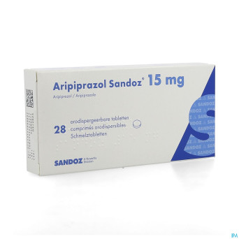 Aripiprazol sandoz 15 mg comp orodisp. 28 x 15 mg