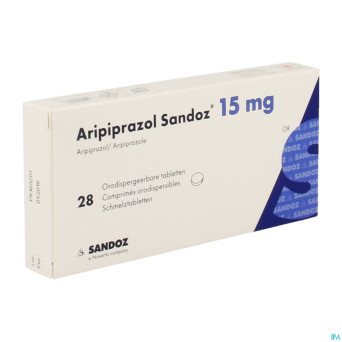 Aripiprazol sandoz 15 mg comp orodisp. 28 x 15 mg