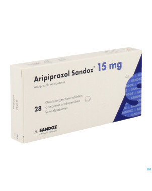 Aripiprazol sandoz 15 mg comp orodisp. 28 x 15 mg