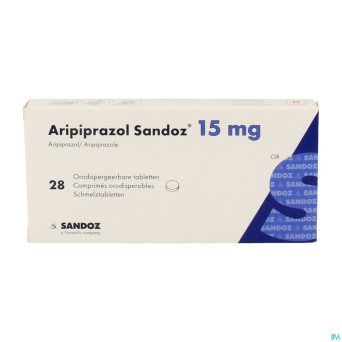 Aripiprazol sandoz 15 mg comp orodisp. 28 x 15 mg