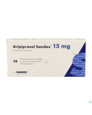 Aripiprazol sandoz 15 mg comp orodisp. 28 x 15 mg