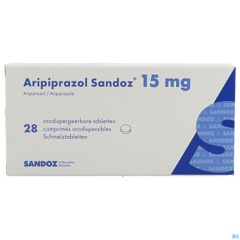 Aripiprazol sandoz 15 mg comp orodisp. 28 x 15 mg