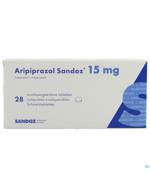 Aripiprazol sandoz 15 mg comp orodisp. 28 x 15 mg