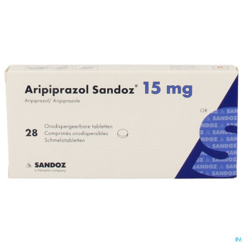 Aripiprazol sandoz 15 mg comp orodisp. 28 x 15 mg