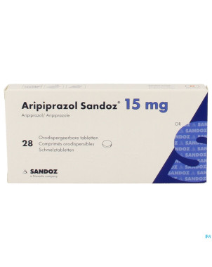 Aripiprazol sandoz 15 mg comp orodisp. 28 x 15 mg
