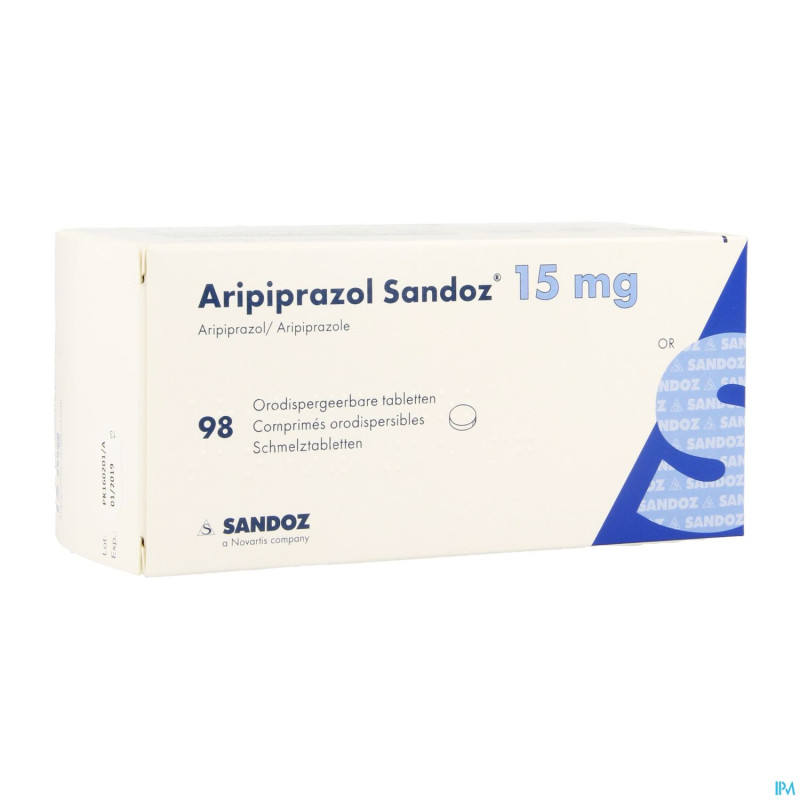 Aripiprazol sandoz 15 mg comp orodisp. 98 x 15 mg
