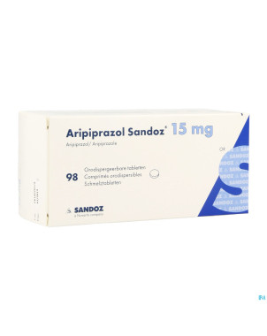 Aripiprazol sandoz 15 mg comp orodisp. 98 x 15 mg