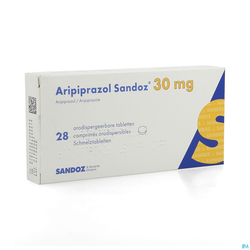 Aripiprazol sandoz 30 mg comp orodisp. 28 x 30 mg