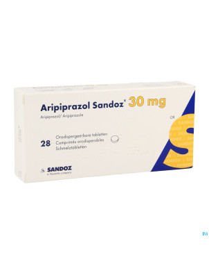 Aripiprazol sandoz 30 mg comp orodisp. 28 x 30 mg