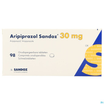 Aripiprazol sandoz 30 mg comp orodisp. 98 x 30 mg