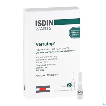Isdin verrutop warts solution    amp 4x0,1ml