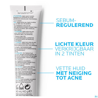 Lrp effaclar duo+ unifiant light 40ml