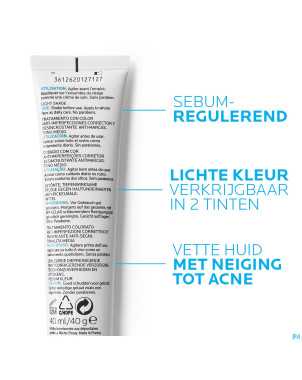 Lrp effaclar duo+ unifiant light 40ml