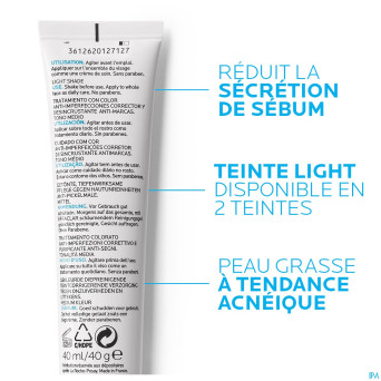 Lrp effaclar duo+ unifiant light 40ml
