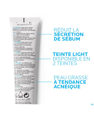 Lrp effaclar duo+ unifiant light 40ml