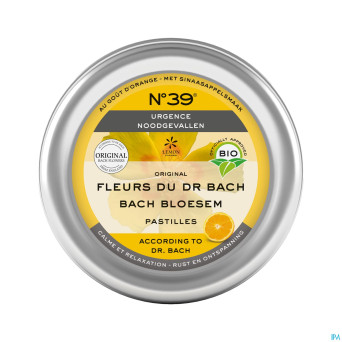 Fleurs de bach bio n39 pastilles urgence 50g