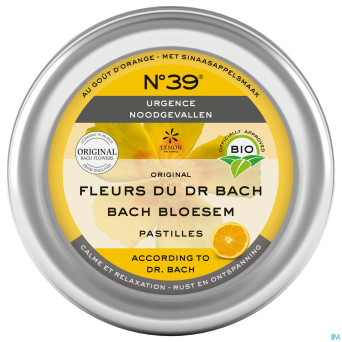 Fleurs de bach bio n39 pastilles urgence 50g