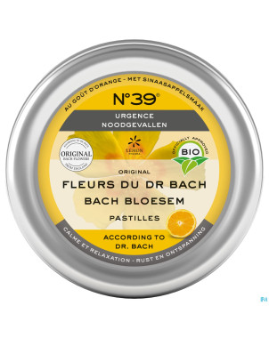 Fleurs de bach bio n39 pastilles urgence 50g