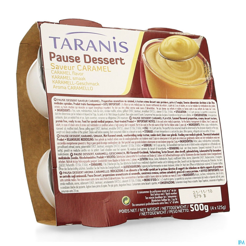 Pause dessert caramel    4x125g