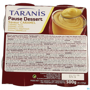 Pause dessert caramel    4x125g