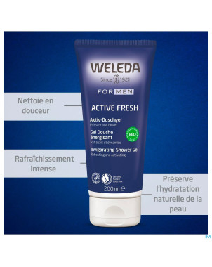 Weleda gel douche energisant homme    tube 200ml