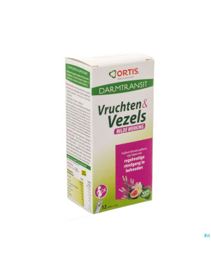 Ortis fruits & fibres action douce    stick 12x10g