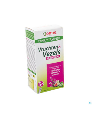 Ortis fruits & fibres action douce    stick 12x10g