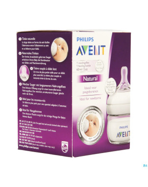 Philips avent natural biberon first 60ml