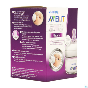 Philips avent natural biberon first 60ml