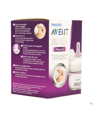 Philips avent natural biberon first 60ml