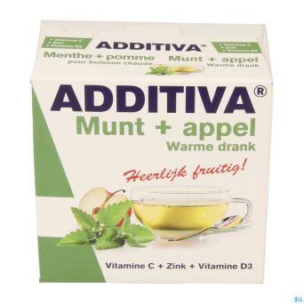 Additiva boisson chaude menthe pomme  sach 10x12g