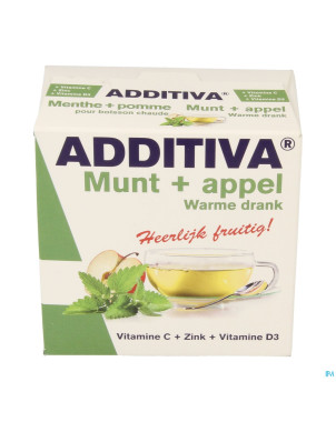 Additiva boisson chaude menthe pomme  sach 10x12g