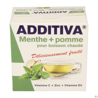 Additiva boisson chaude menthe pomme  sach 10x12g