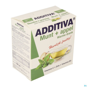 Additiva boisson chaude menthe pomme  sach 10x12g