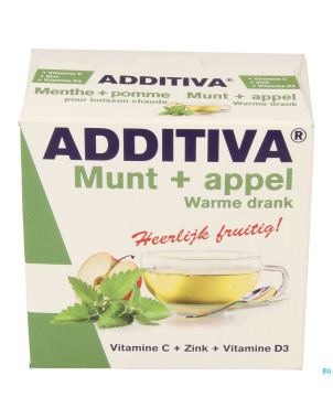 Additiva boisson chaude menthe pomme  sach 10x12g