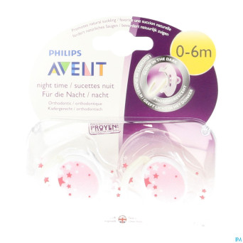 Philips avent sucette nuit 0-6m 2