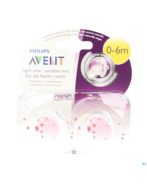 Philips avent sucette nuit 0-6m 2
