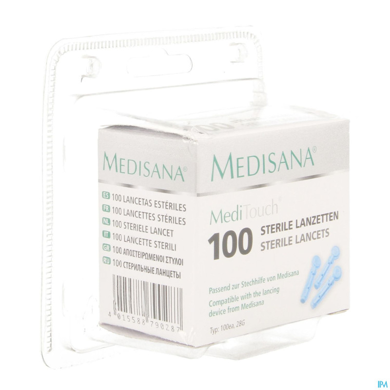 Medisana lancettes medi touch 100