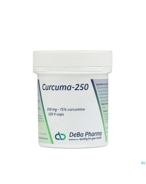 Curcuma-250    caps 120    deba