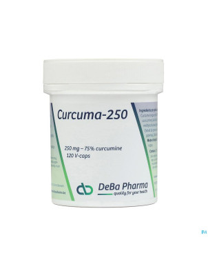 Curcuma-250    caps 120    deba