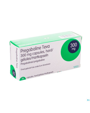 Pregabaline teva 300mg caps dur  56 x 300mg