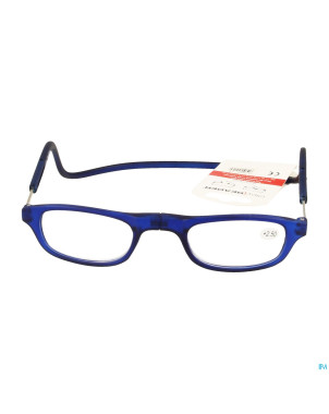 Clipyreader lunettes +2.50 bleu