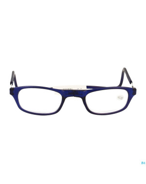 Clipyreader lunettes +3.00 bleu