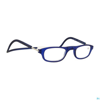 Clipyreader lunettes +3.50 bleu