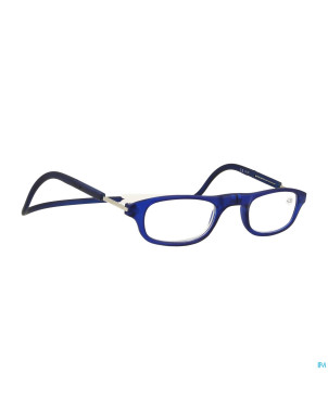 Clipyreader lunettes +3.50 bleu