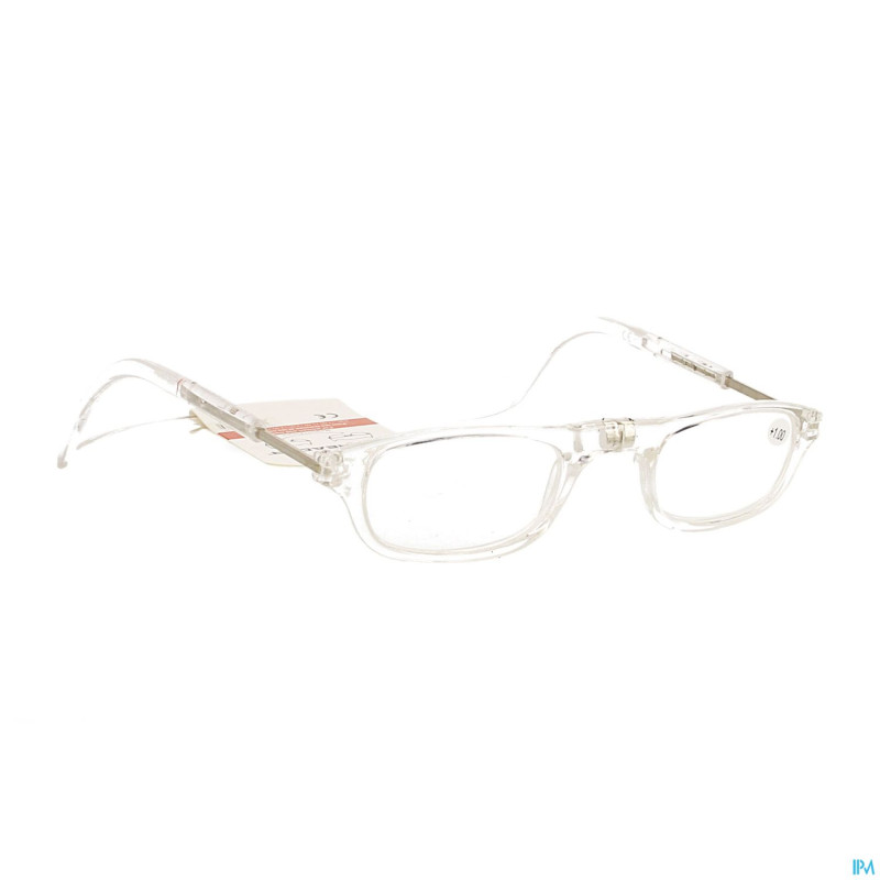 Clipyreader lunettes +1.00 transparent