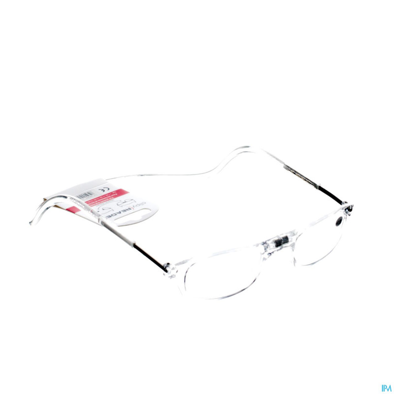 Clipyreader lunettes +1.50 transparent